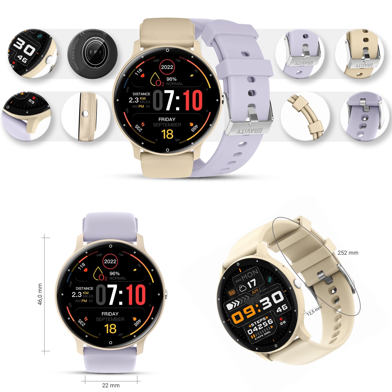 Smartwatch Gravity GT1-8 PRO - Зображення 9
