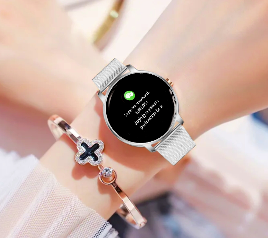 Smartwatch Damski RUBICON RNBE66 Silver SMARUB123 - Зображення 9