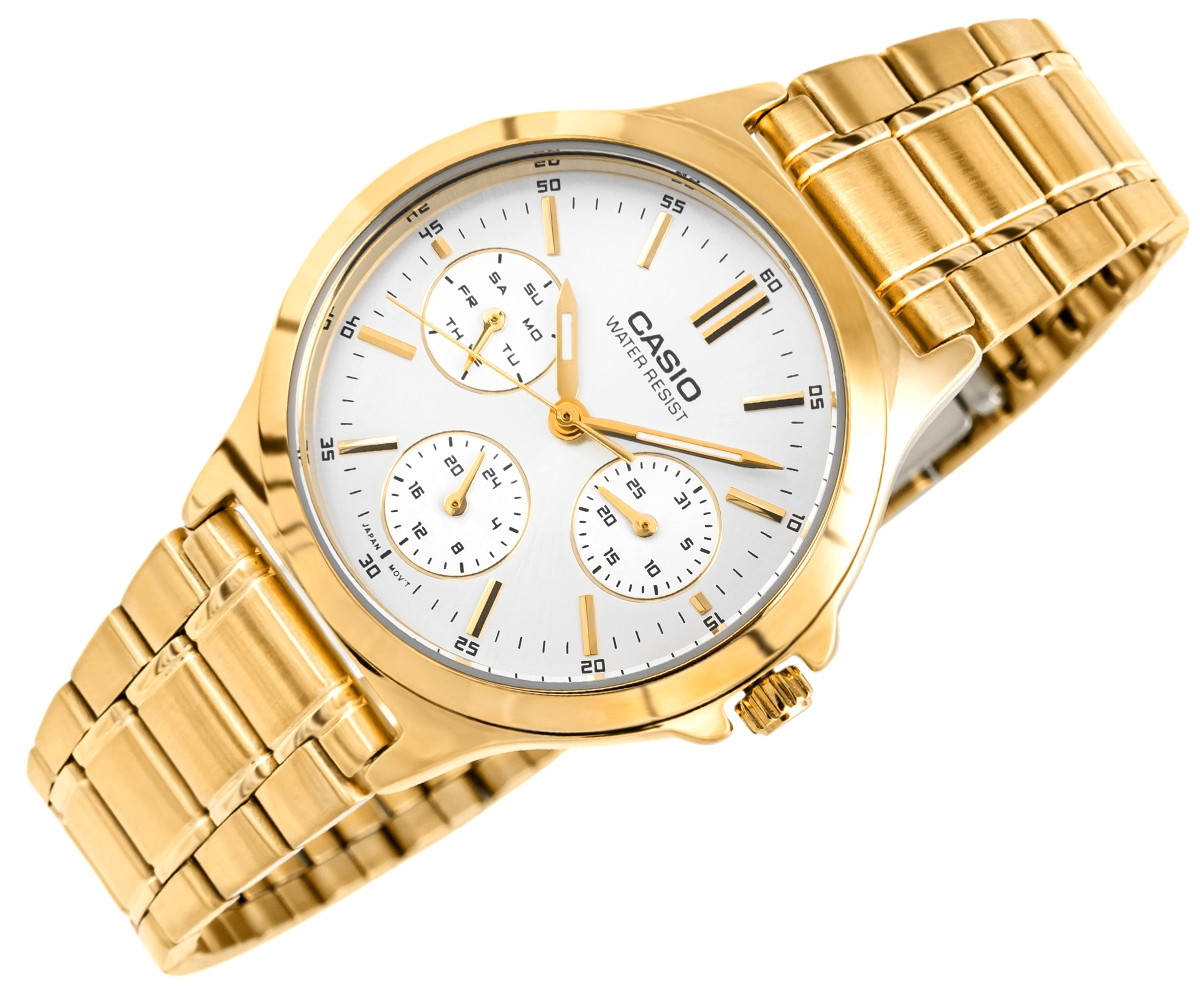 Zegarek Damski CASIO LTP-V300G-7AUDF + BOX - obrazek 3