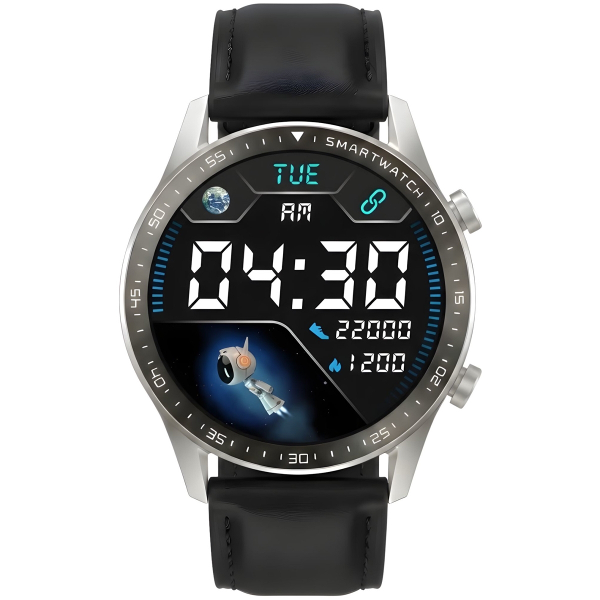 Smartwatch Gravity Srebrny 2 Paski GT10-7 - obrazek 6