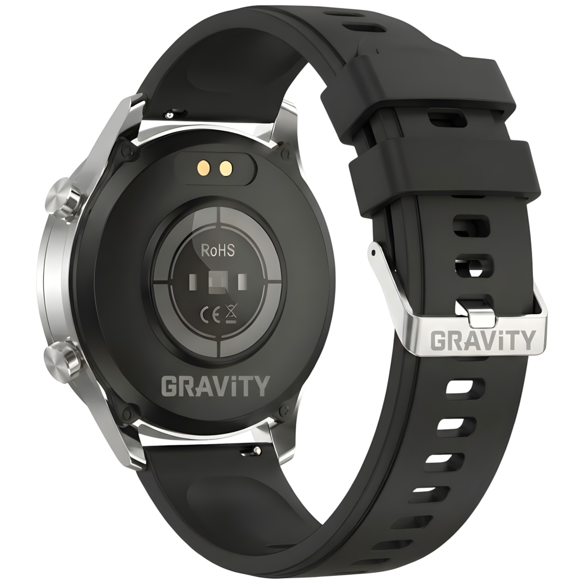 Smartwatch Gravity Srebrny 2 Paski GT10-7 - obrazek 12