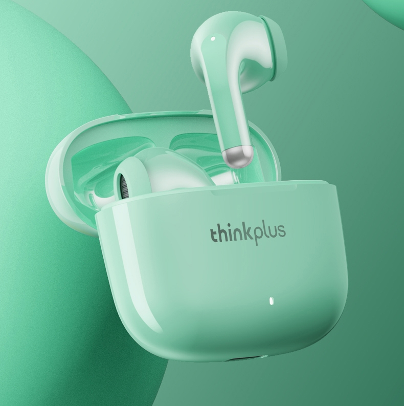Słuchawki bezprzewodowe douszne LENOVO Thinkplus LivePods LP40 PRO Zielone - Зображення 2