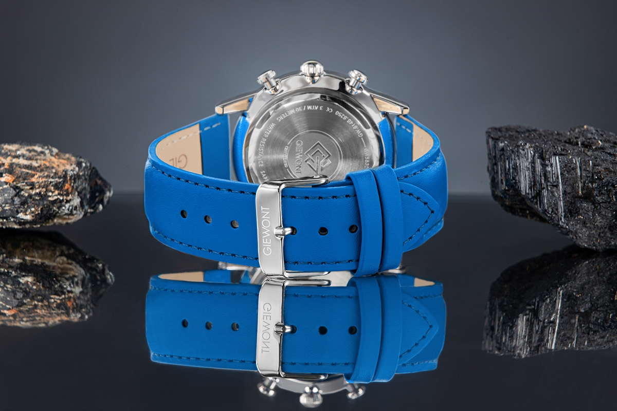 Zegarek Męski Giewont Chronograph Sapphire Niebieski GW5630-A5 - obrazek 6