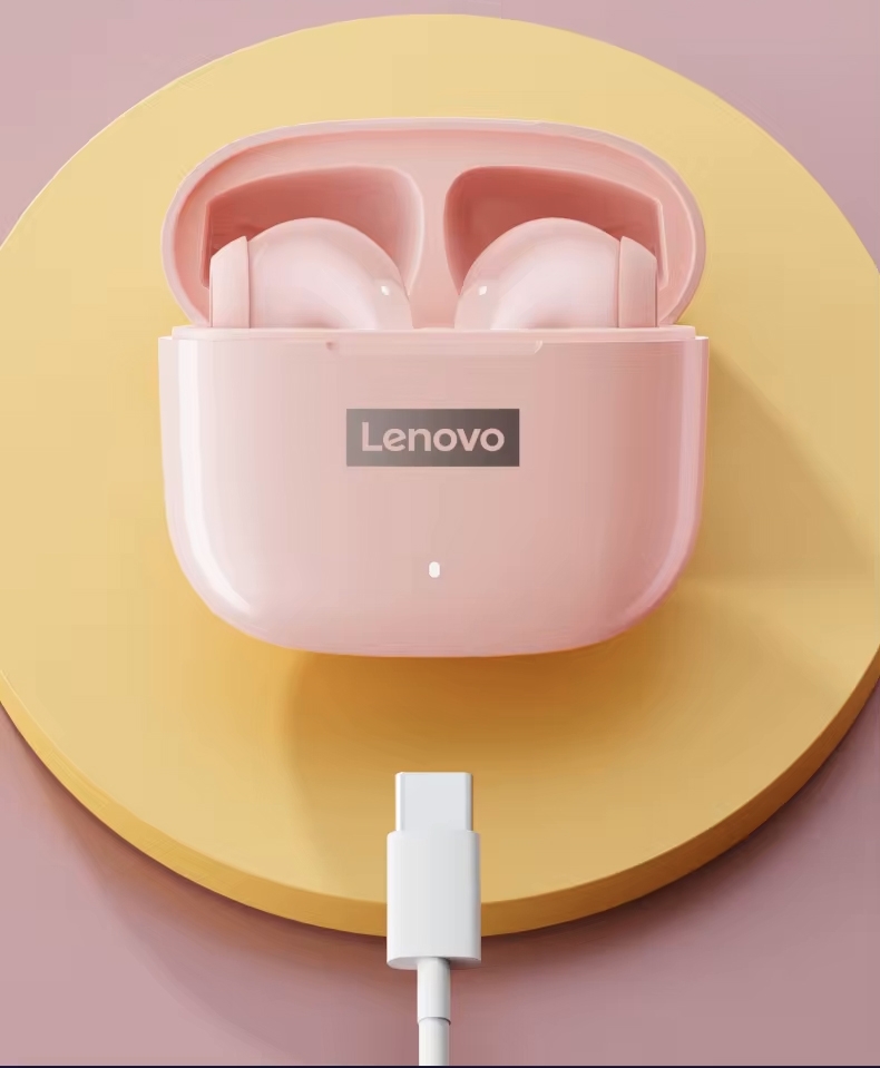 Słuchawki bezprzewodowe douszne LENOVO Thinkplus LivePods LP40 PRO Różowe - Зображення 5