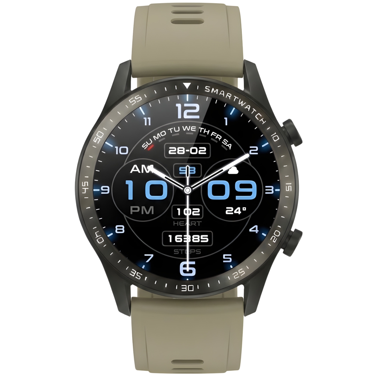 Smartwatch Gravity Czarny 2 Paski GT10-2 - Зображення 8