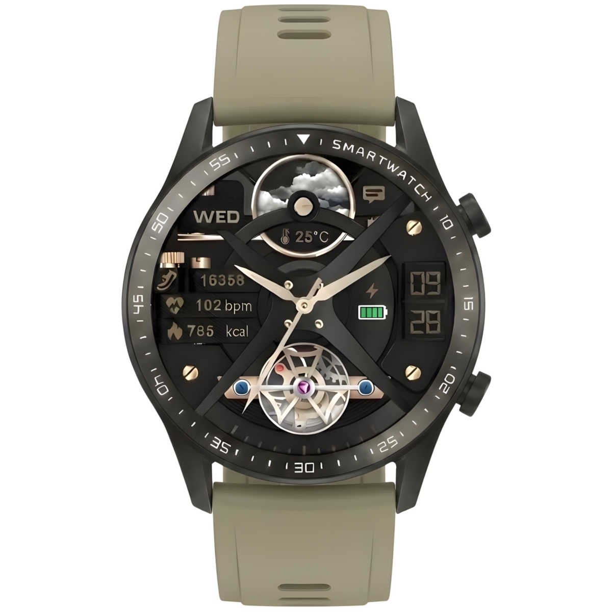 Smartwatch Gravity Czarny 2 Paski GT10-2 - Зображення 11