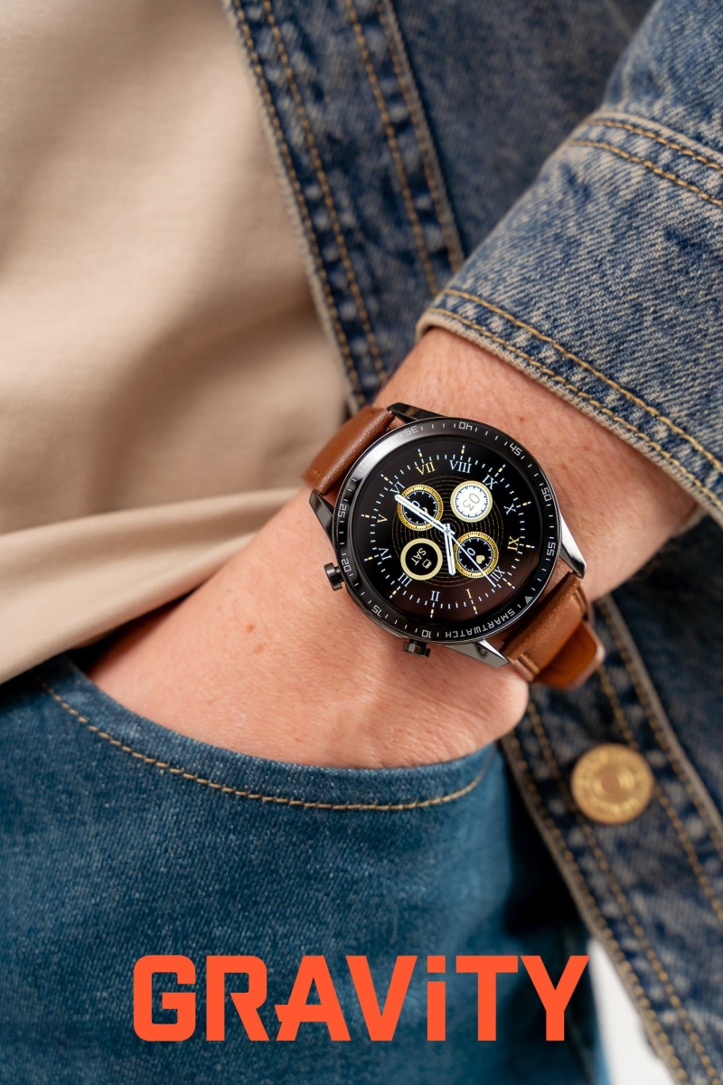 Smartwatch Gravity Czarny 2 Paski GT10-4 - Зображення 14