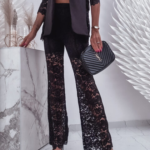 SPODNIE KORONKOWE BLACK