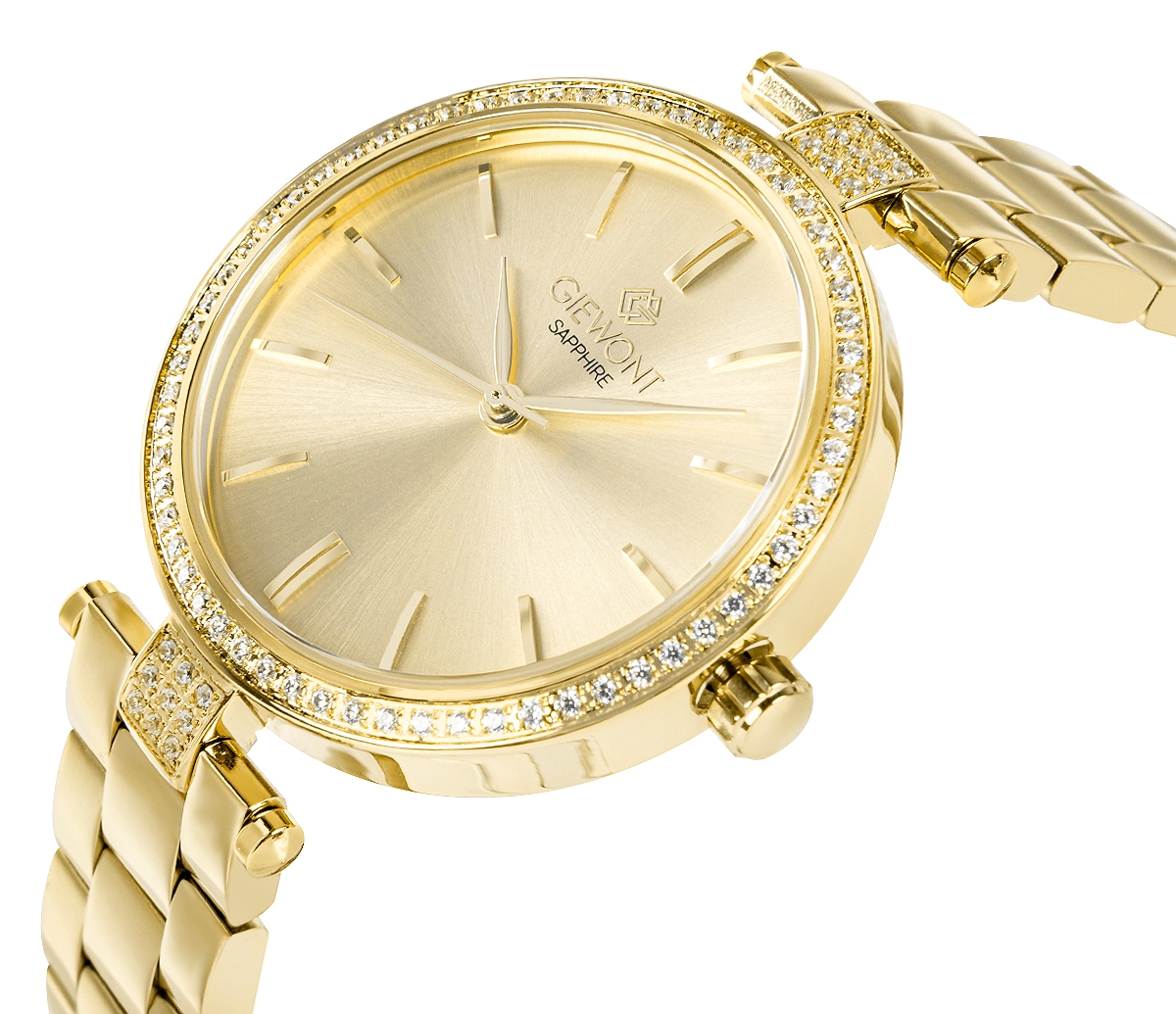 Zegarek Damski Giewont Sapphire Złoty GW9890-B2 - obrazek 2