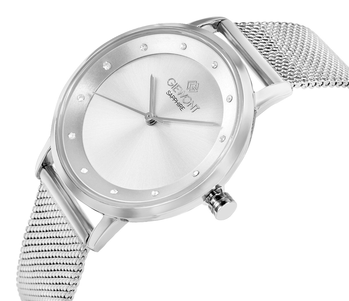 Zegarek Damski Giewont Sapphire Srebrny GW4130-B1 - obrazek 2