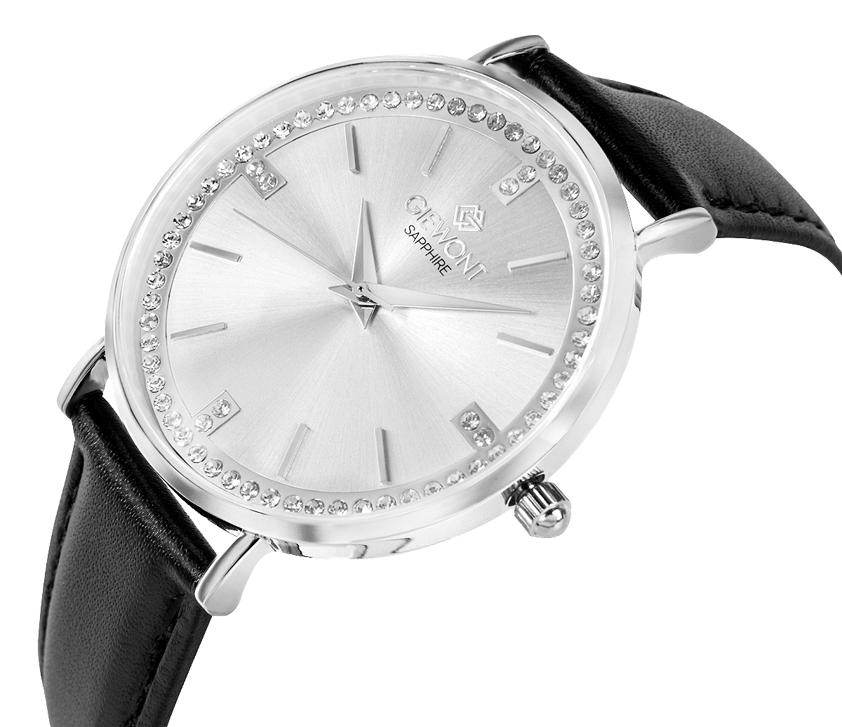 Zegarek Damski Giewont Sapphire Srebrny GW5390-A1 - obrazek 2