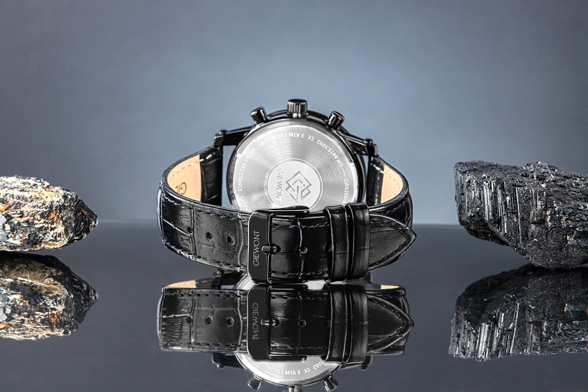 Zegarek Męski Giewont Chronograph Sapphire Czarny GW6260-A3 - Зображення 7