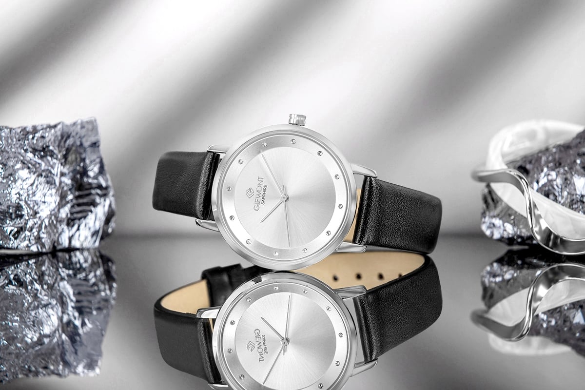 Zegarek Damski Giewont Sapphire Srebrny GW4130-A1 - Зображення 7