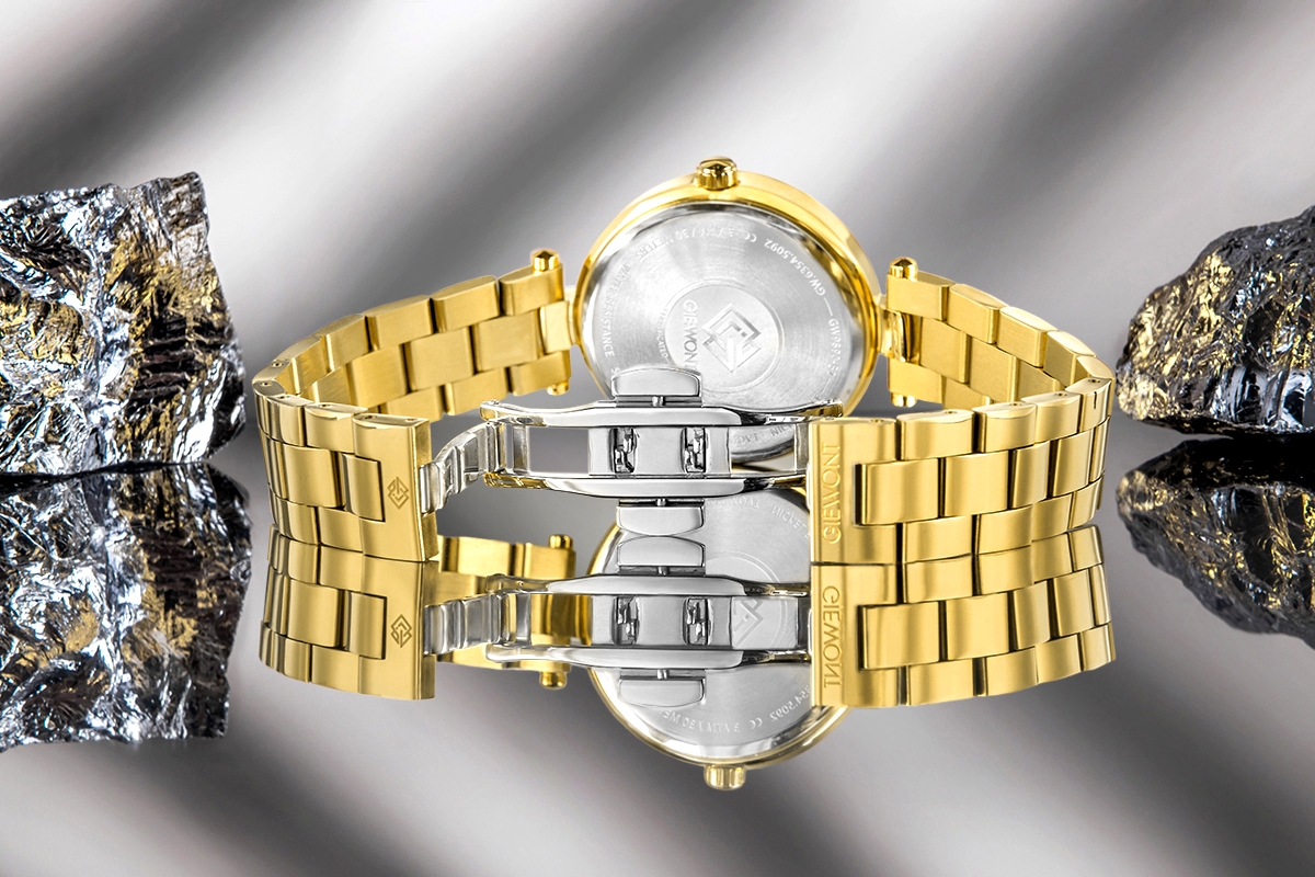 Zegarek Damski Giewont Sapphire Złoty GW9890-B2 - obrazek 7