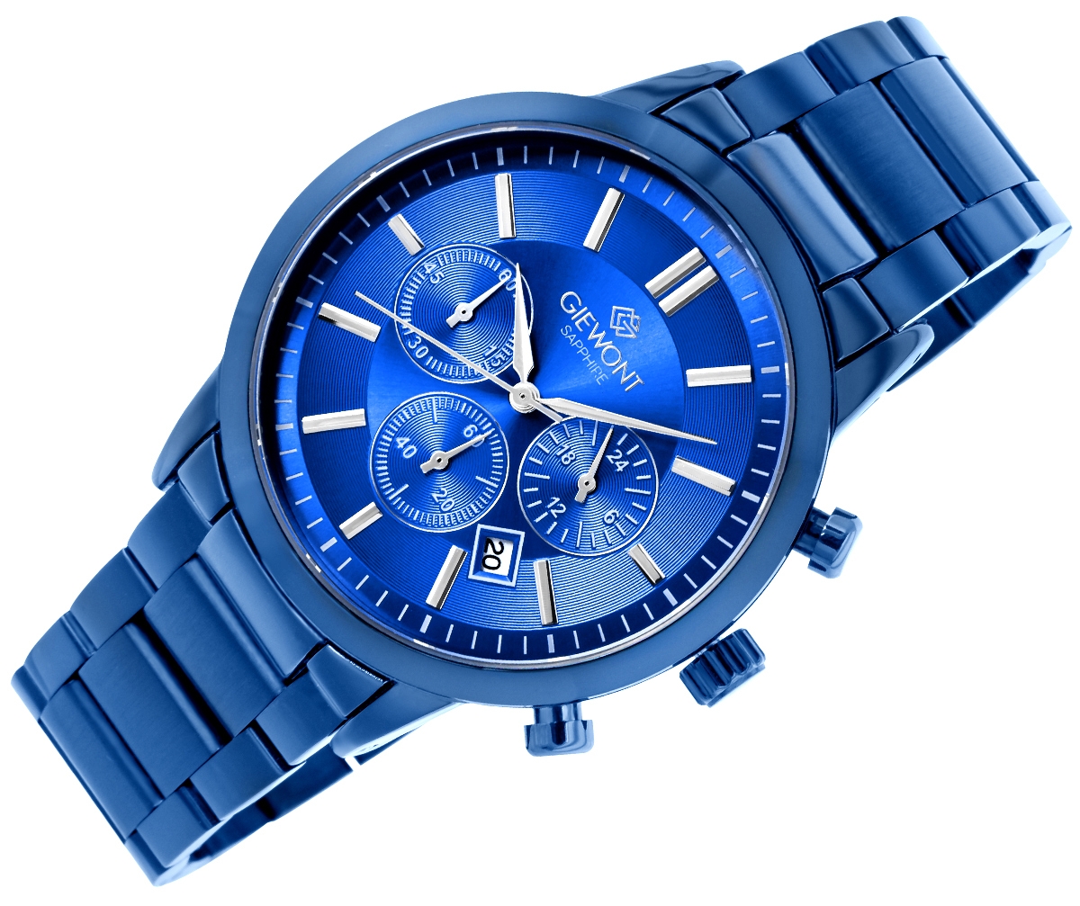 Zegarek Męski Giewont Chronograph Sapphire Niebieski GW8510-B4 - obrazek 3