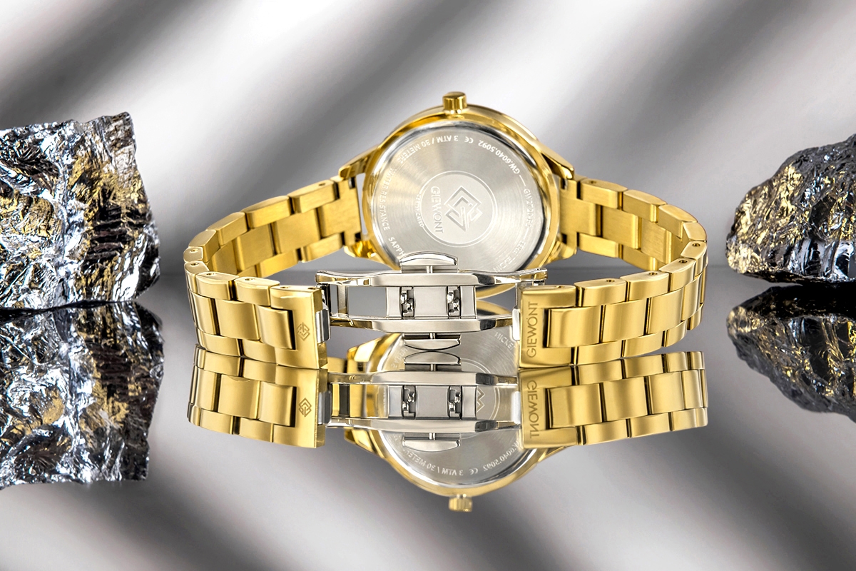 Zegarek Damski Giewont Sapphire Złoto Srebrny GW2720-B2 - obrazek 8