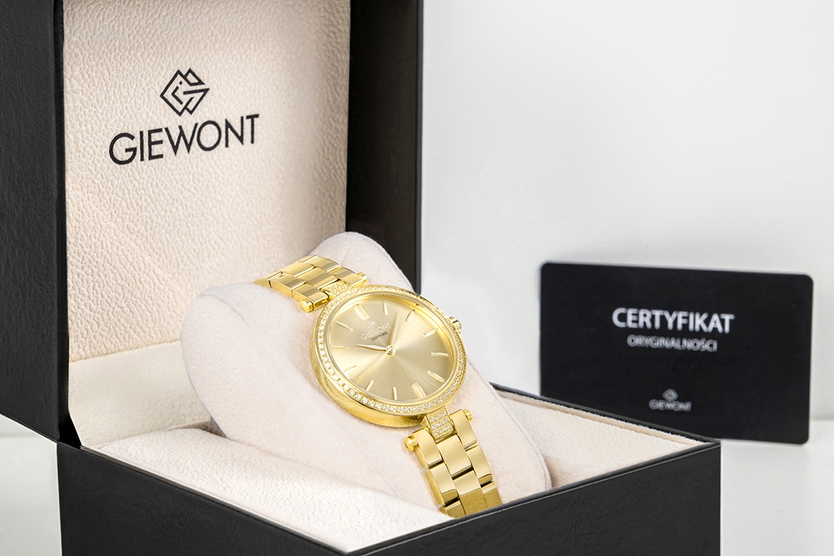 Zegarek Damski Giewont Sapphire Złoty GW9890-B2 - obrazek 8