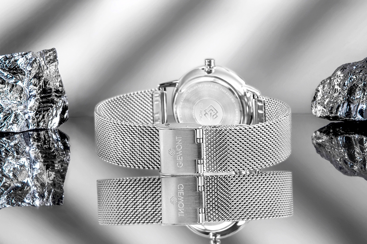 Zegarek Damski Giewont Sapphire Srebrny GW4130-B1 - obrazek 8