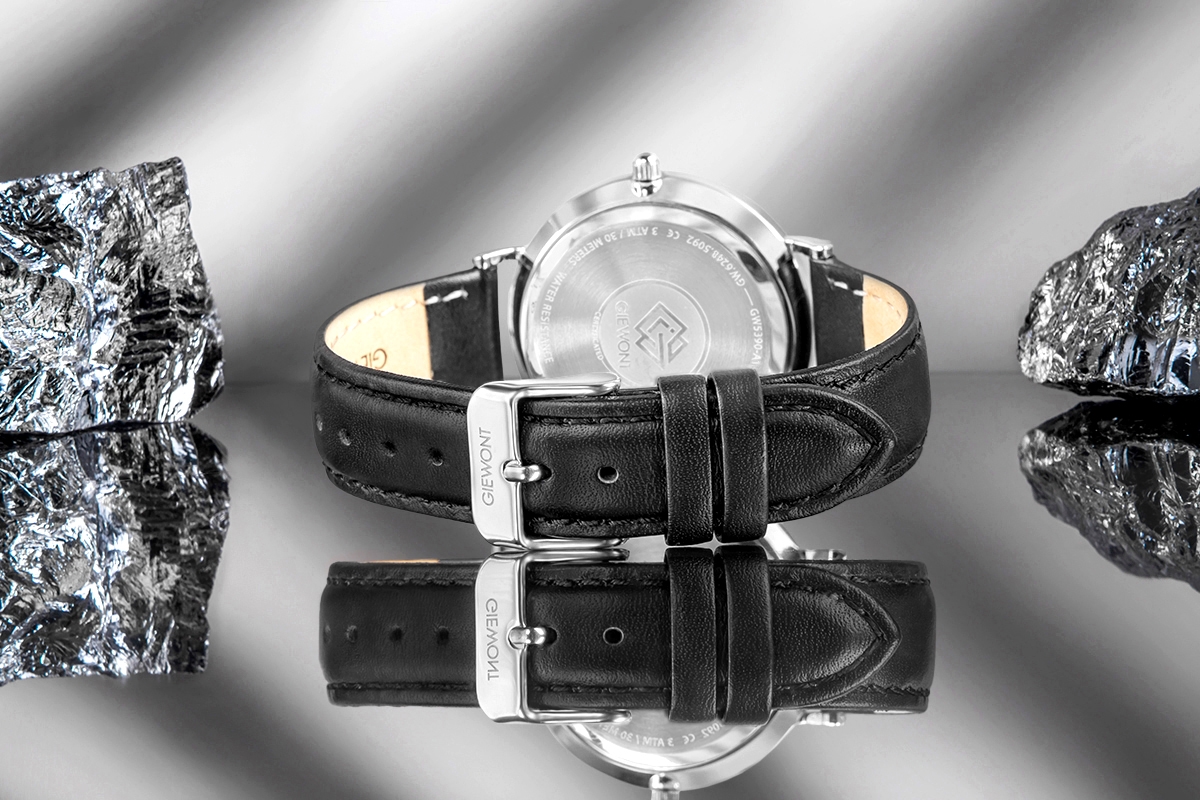 Zegarek Damski Giewont Sapphire Srebrny GW5390-A1 - obrazek 8