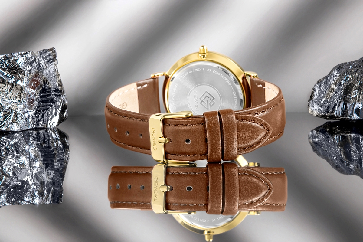 Zegarek Damski Giewont Sapphire Złoty GW5390-A3 - obrazek 8