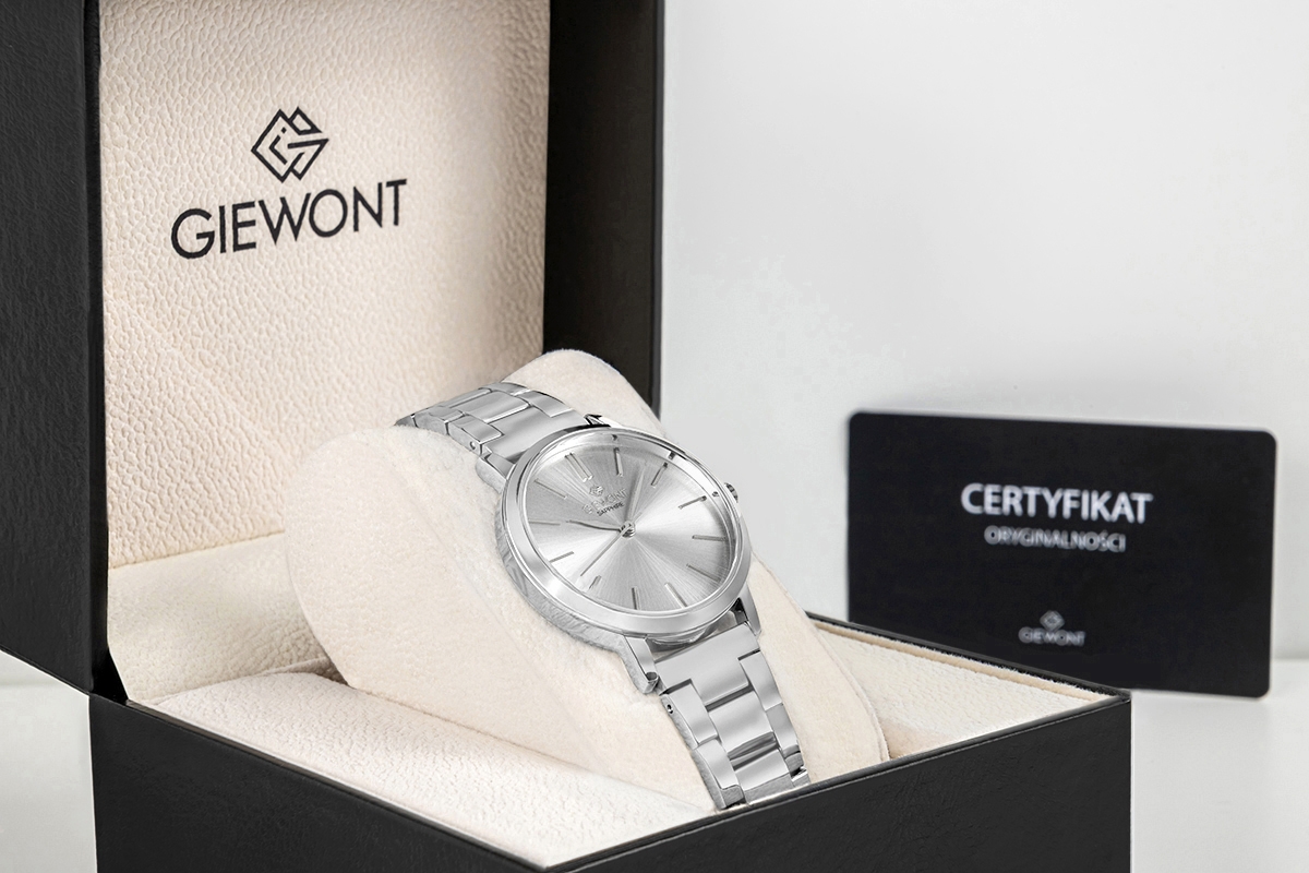 Zegarek Damski Giewont Sapphire Srebrny GW2360-B1 - Зображення 9