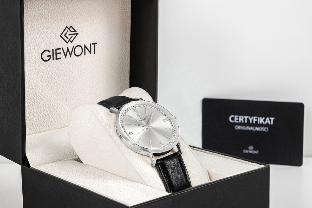 Zegarek Damski Giewont Sapphire Srebrny GW5390-A1 - obrazek 9