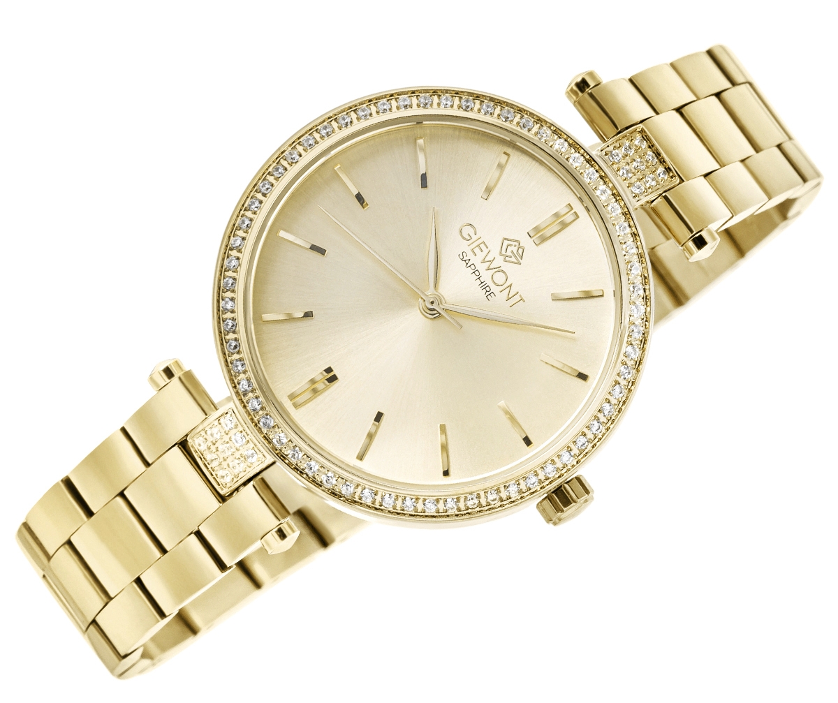 Zegarek Damski Giewont Sapphire Złoty GW9890-B2 - obrazek 3
