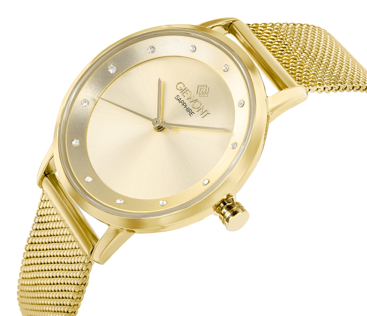 Zegarek Damski Giewont Sapphire Złoty GW4130-B2 - obrazek 2