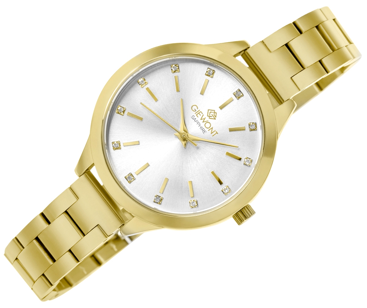 Zegarek Damski Giewont Sapphire Złoto Srebrny GW2720-B2 - obrazek 3