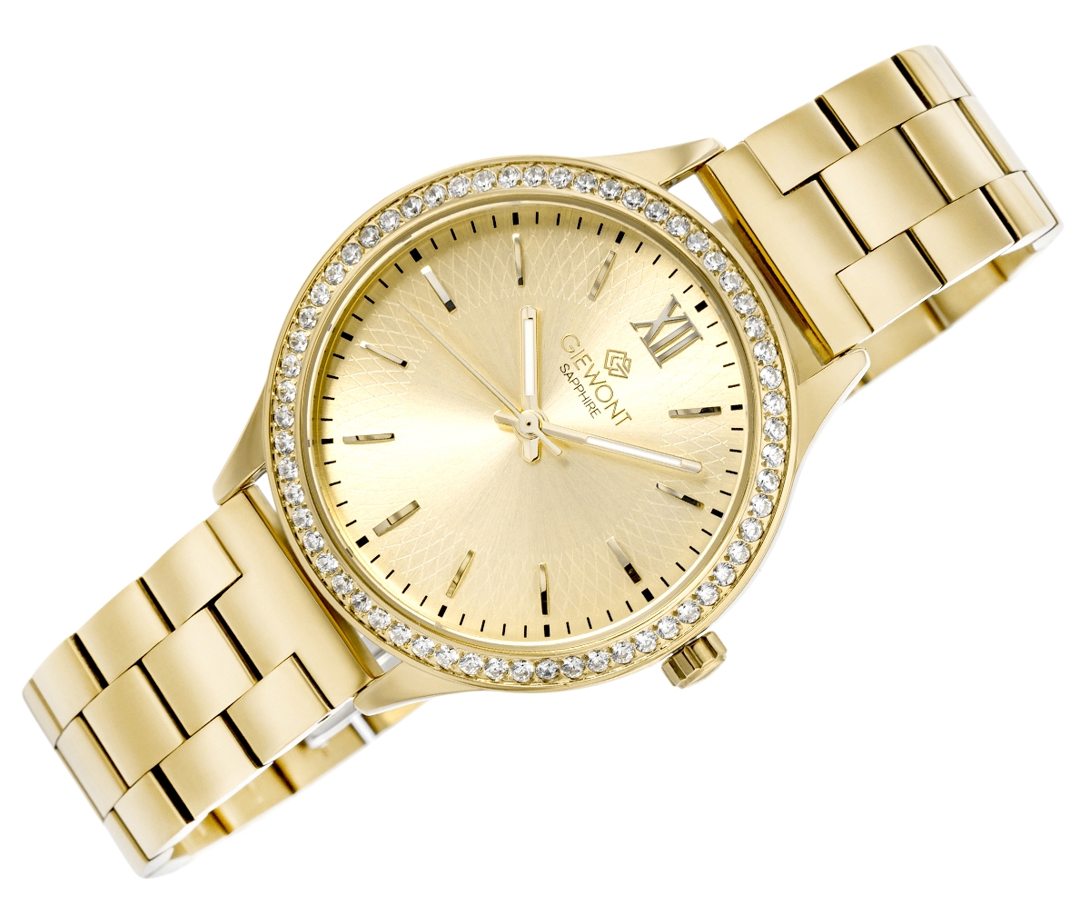 Zegarek Damski Giewont Sapphire Złoty GW1140-B3 - obrazek 3