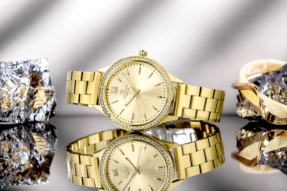 Zegarek Damski Giewont Sapphire Złoty GW1140-B3 - obrazek 7