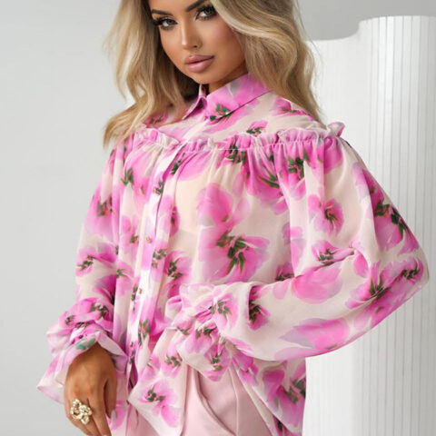 ELEGANCKA WIZYTOWA KOSZULA LA BLANCHE ONE SIZE