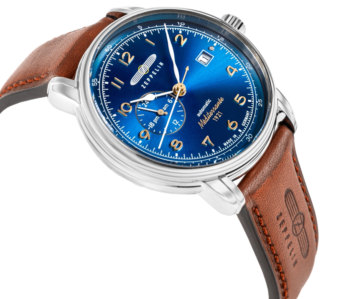 Zegarek Męski ZEPPELIN Méditerranée Automatic 9668-3 + BOX - Зображення 3