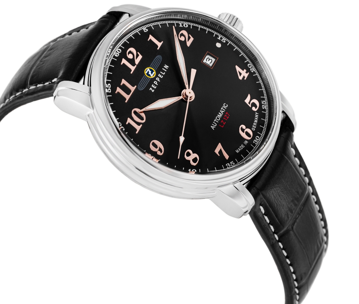 Zegarek Męski ZEPPELIN LZ127 Graf Zeppelin Automatik 7656-2 + BOX - Зображення 3