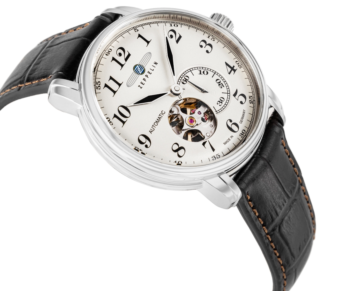 Zegarek Męski ZEPPELIN LZ127 Graf Zeppelin Automatik 7666-5 + BOX - Зображення 3