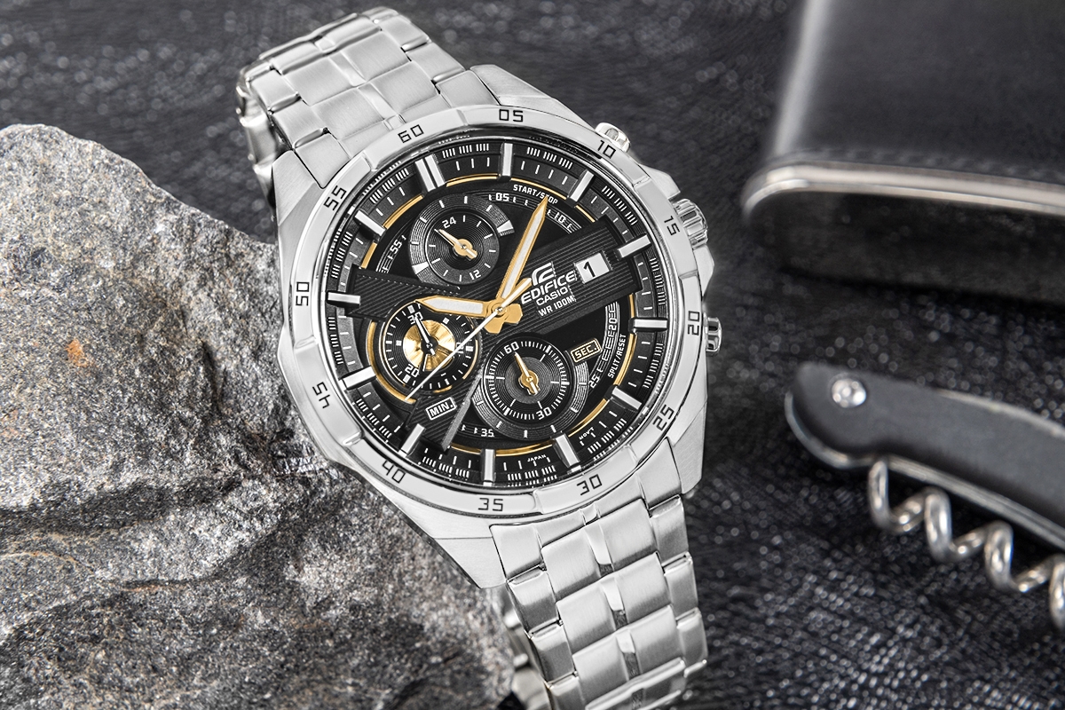 Zegarek Męski CASIO EDIFICE EFR-556D-1AVUEF 10 BAR - Зображення 5